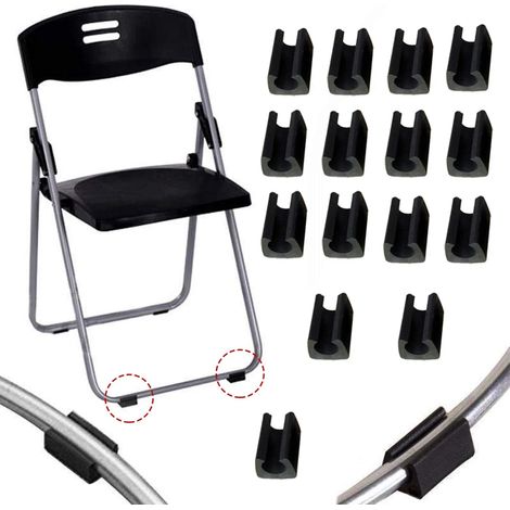 Plaques de protection pour pieds de meubles en forme de U de 12 mm, colliers de serrage pour tuyaux, protection de sol, lot de 15 (1/5)