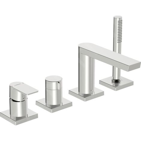 HANSA HANSASTELA Set de montage final pour bain/douche, 4 trous, (1/2)
