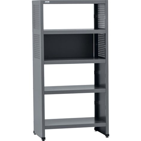Étagère Küpper 89208, 91 x 180 x 53 cm, 4 tablettes, gris clair (1/2)