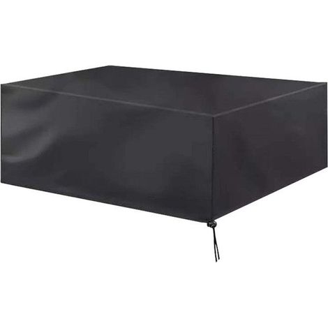 Gartenmöbel-Abdeckhauben - Aus wasserdichtem Oxford-Stoff, 150x150x75 cm - Schwarz (1/4)