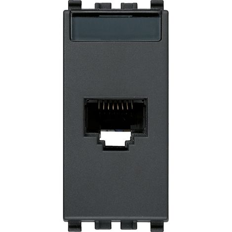 VIMAR - 20339.13 Presa RJ45 Netsafe Cat6 UTP grigio