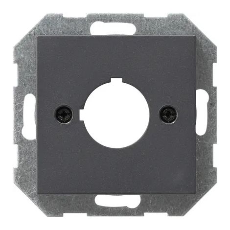 Gira Tapa Anillo soporte Dispositivos Ø 22,5 mm System 55 Antracita [027228], 0272 28