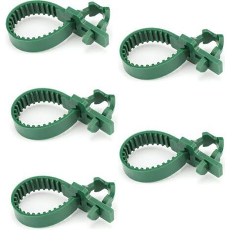 5 Pieces Tree Stake Ties 24CM, Green Tree Branch Ties, Straps for Tying Trees, Tree Support Stake and Ties, for Supporting Trees, Plants (1/5)