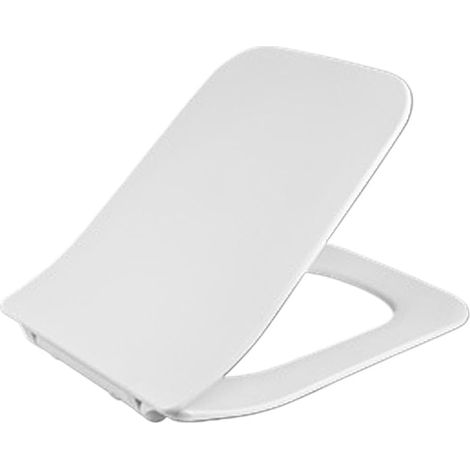 de toilette rectangulaire ou carré à fermeture ralentie et à