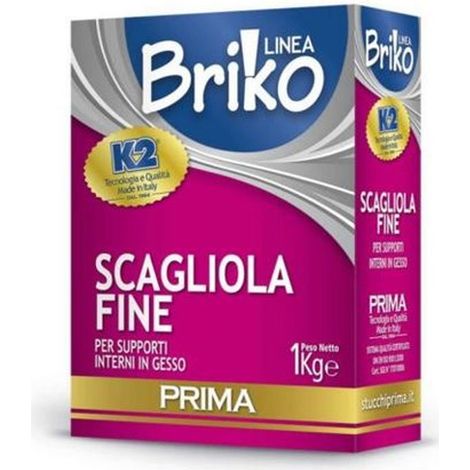Scagliola fine per supporti in gesso 1kg Prima K2