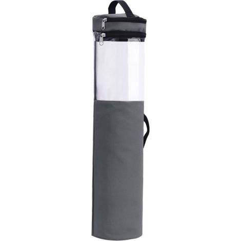 Sac de Rangement Transparent pour Papier Cadeau de Noël - Organisateur pour Emballages Cylindriques (1/5)