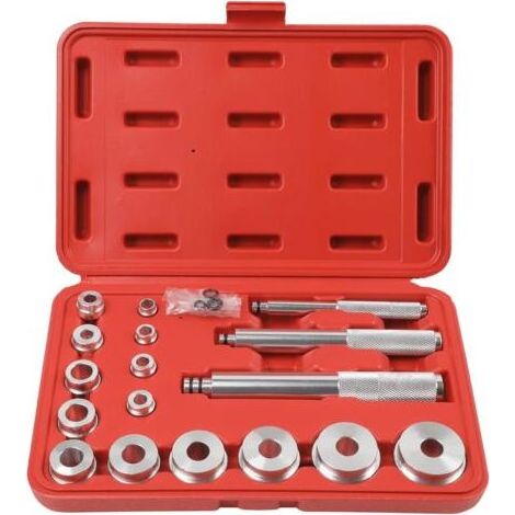 Kit de 17 outils de montage et démontage de roulements en aluminium – Design antidérapant – Pour insertion précise des roulements de roue (1/5)