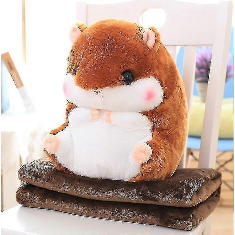 Hamster en peluche mignon avec couverture U coffee Hamster Onl