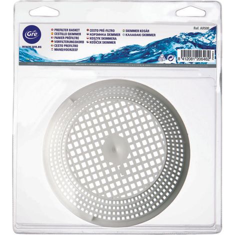 Panier de skimmer en PVC Ø 16,2 cm – Compatible universel – Filtration des débris pour piscine – Pièce détachée Gré (1/5)