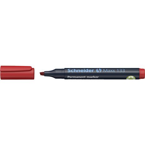 Schneider Schreibgeräte Maxx 133 113302 Marqueur permanent rouge résiste à l'eau: oui D44161 (1/5)