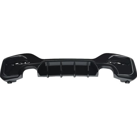 Difusor trasero, compatible con la Serie 1 F20 F21, realza el aspecto deportivo, Negro brillante (1/2)