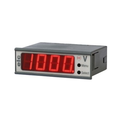 Ampèremètre numérique V c.c. ELC série LED, Echelle 200mA, 22.2 22.5mm x 68 68.8mm ( Prix pour 1 )