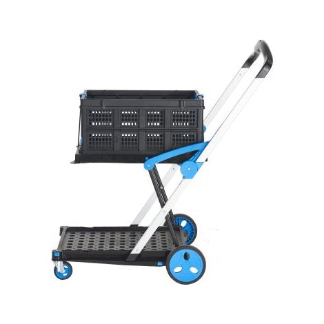 Chariot de manutention RS PRO, Charge 70kg, 1000 x 600 x 1070mm Chariot pliant Pliable ( Prix pour 1 )