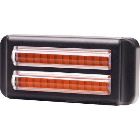 WAS Lampeggiante anteriore 2469 12 V/DC, 24 V/DC via rete a bordo Montaggio Arancione (1/5)