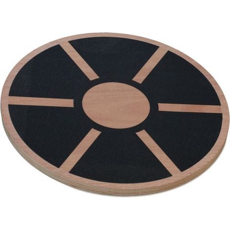 Tabla de equilibrio de madera redonda (1/5)