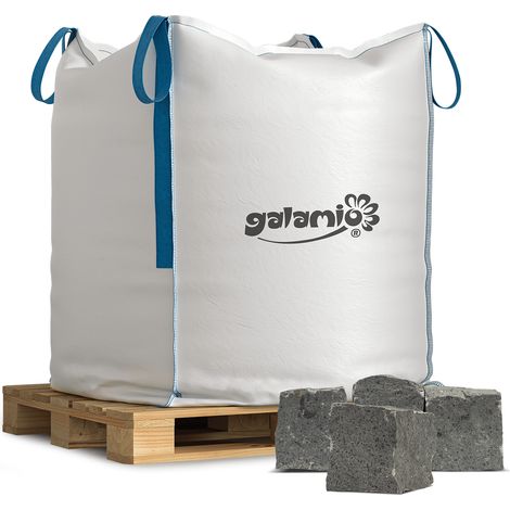 Galamio Basaltpflaster 8/10 gebrochen 1000kg BigBag (1/4)