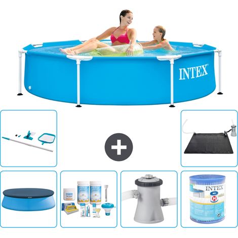 Intex Piscina con struttura Rotonda - 244x51 cm - 7-pezzi S31418 (1/5)