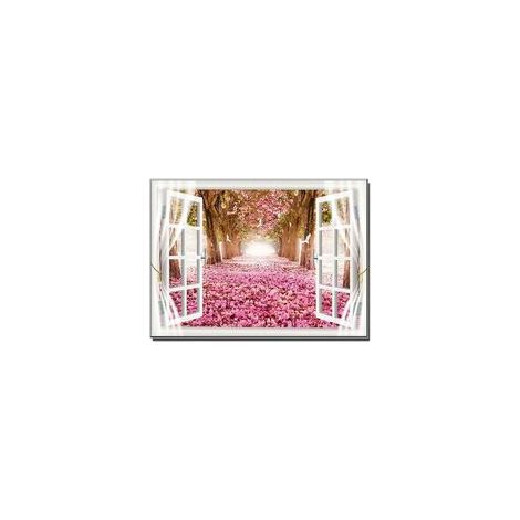 Tapis Parquet - Décoration Florale Colorée - Pour Chambre à Coucher ou Pique-Nique - 150 x 100 cm - 1 Pièce (1/3)