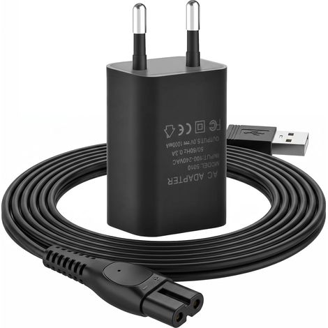 5V Charger for One Blade QP2724 QP2824 QP2734 QP4631 MG5950 MG7950 MG9525 USB Mains Adapter Compatible with Norelco (1/5)