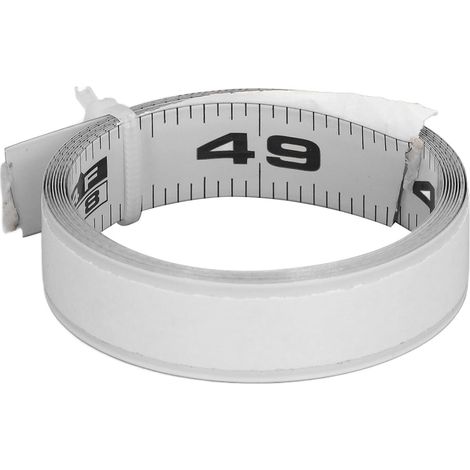 Mètre ruban autocollant, 48", acier carbone, pour agencement (1/5)