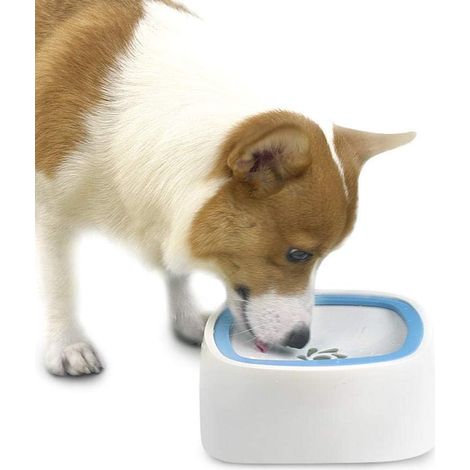 Bol d'eau pour Animaux De Compagnie, Gamelle Anti Débordement Portable pour Chiens, 1l Bol d'eau Transporté par Véhicule Bol d'eau De Flottabilité pour Chien Chats(bleu,1L)