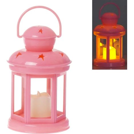 Große Adventslaterne für die Rorate-Messe, für Kinder zur Rorate-Messe - rosa (1/2)