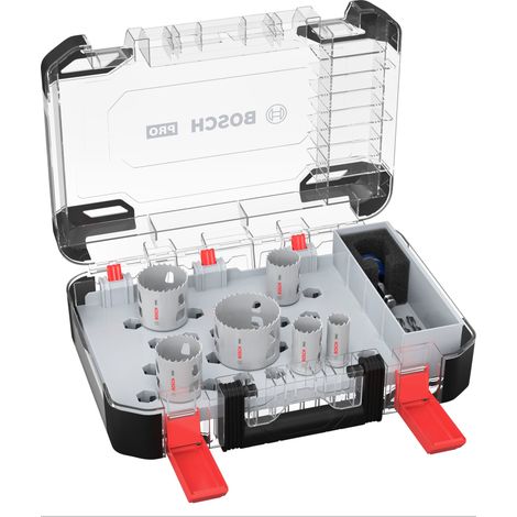Jeu de scies cloches Multi Material PC Plus Bosch, 20-65 mm, 9 pièces (1/5)