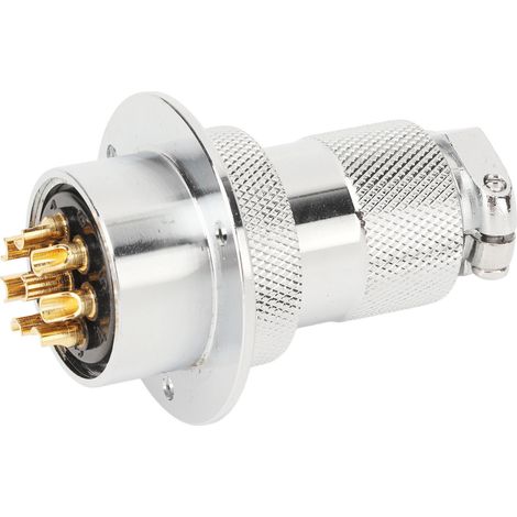 Flugzeugstecker, kompakter Stecker, stabile Leistung, Widerstand beim Ein- und Ausstecken, AC/DC 250 V, 8-polig (1/5)