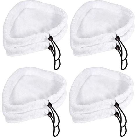 Set mit 8 Mikrofaser-Reinigungspads, universell, kompatibel mit anderen Dampfmopps, waschbare Ersatzteile für Mopps