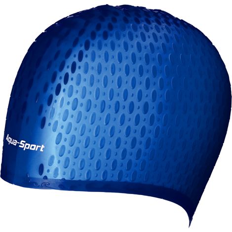 CUFFIA IN SILICONE AQUA-SPORT KITKA BLU PER CAPELLI LUNGHI AS1262