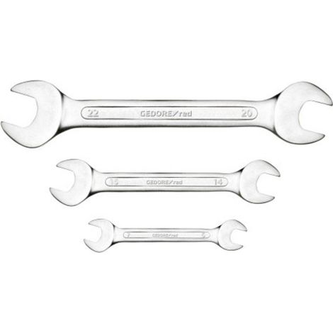 Gedore RED 3300959 R05105008 Kit chiavi a forchetta doppie 8 parti Misura (metrica) 6 - 22 mm (1/5)