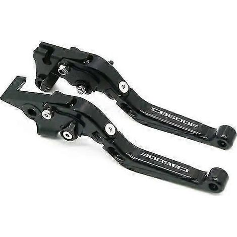 Leviers de frein et d'embrayage pliables, réglables et extensibles pour motos CB600F (2007-2013) (BKBKBKBK) (1/5)