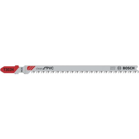 Bosch PRO Plastics PVC clean T302H Stichsägeblatt 132 mm 3-tlg. - 2608667447