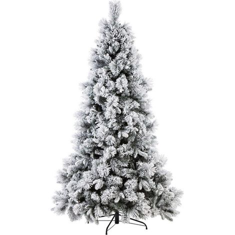 Albero di Natale innevato "Garlenda" in PE Real Touch+ PP Aghi di Pino + Flock -270 cm (1/4)