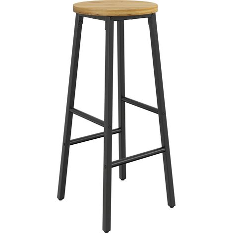 Set bancone cucina con tavolo isola, contenitore e 2 sgabelli neri (1/5)