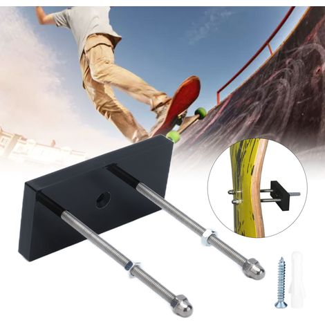 Support Skateboard Rack avec fixation murale stable pour garage, salon, bureau (acrylique) (1/5)