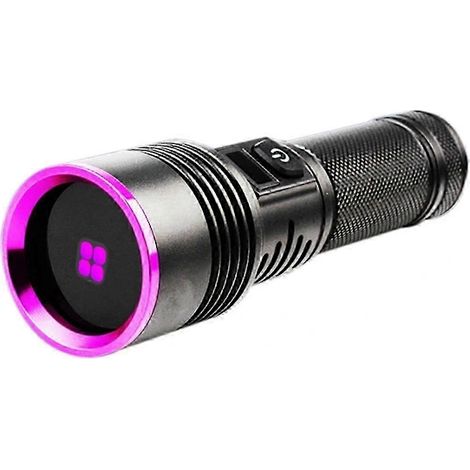 Potente torcia UV da 365 nm, rilevatore di luce ad alta potenza, ricaricabile tramite USB Type-C, LED. (1/5)