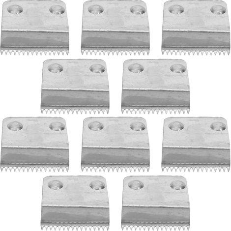 10 Pcs Metal Replacement Blades - Cutting Blade for Office Tape Dispenser, Iron Accessories for Dispenser Cardboard Packaging and Stationery Supplies (1x20x10mm) (1/5)