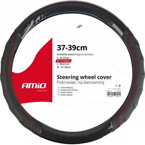 Funda para volante de coche M 37-39cm SWC-21-M amio-01698 (1/2)