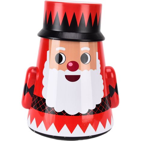 à bonbons de Noël en fer motif rondouillard Père Noël et