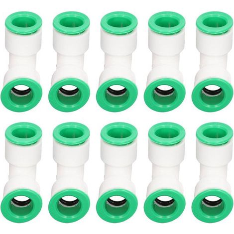 BelleRise - 10pcs coudes PPR – 20 mm – connexion rapide sans outil – piscine, irrigation (1/5)