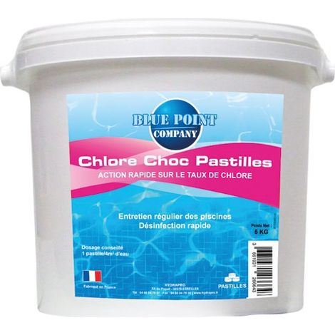 Chlore Rapide Pastilles 20g Désinfection Choc Rapide Piscine - Hydrapro