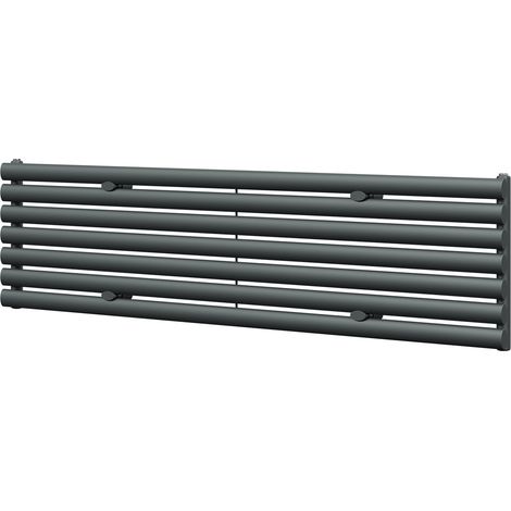 Boone Anthracite 420mm x 1800mm Horizontal Single Panel Radiator (1/5)