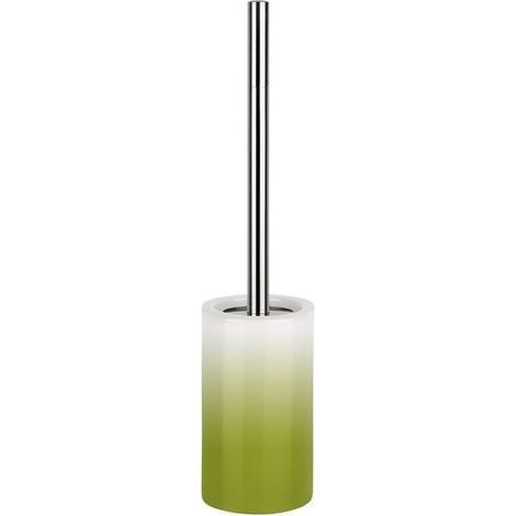 Brosse Wc avec support Céramique TUBE GRADIENT Vert Spirella (1/2)