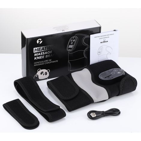 Appareil de massage pour genoux Private Model 2025, appareil de massage chauffant électrique pour genoux, coussinet pour genoux, compresse chaude pour jambes froides, appareil de physiothérapie pour s (1/5)