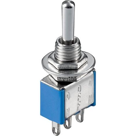 Goobay Interruttore a levetta blu compatto 6 A 125 V