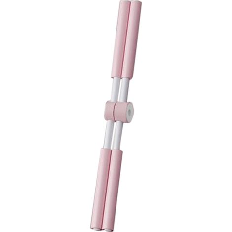 Lot de 2 Bâtons de Yoga Correcteur de Dos Voûté Cross Open Épaules Entraîneur de Renforcement Musculaire Rose (1/5)