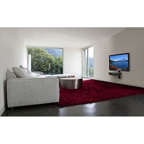 Peerless ACCSH200 - SOPORTE MURAL - estante mural único con cristal para equipo de audio/video