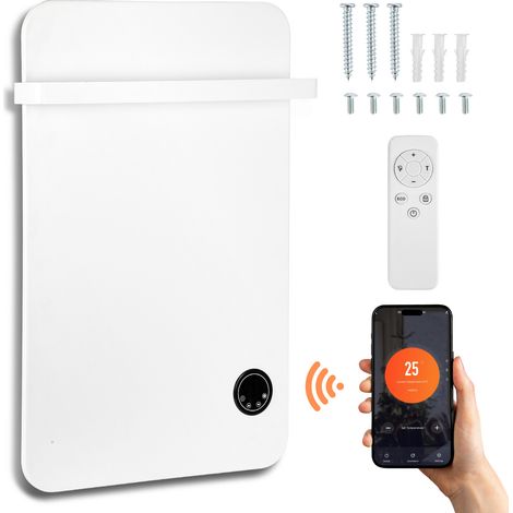 TolleTour Radiador infrarrojo 400 W con termostato, aparato calefactor 220 V (1/5)