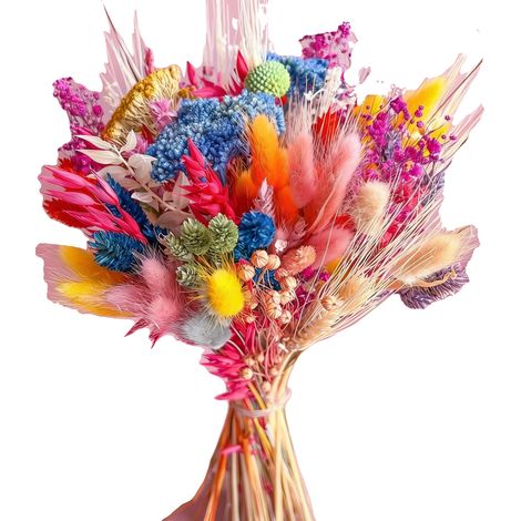 Ramo floral, flores secas, decoración del hogar, FPL-HWC-27 (1/2)